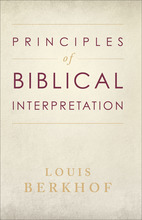 Principles of Biblical Interpretation